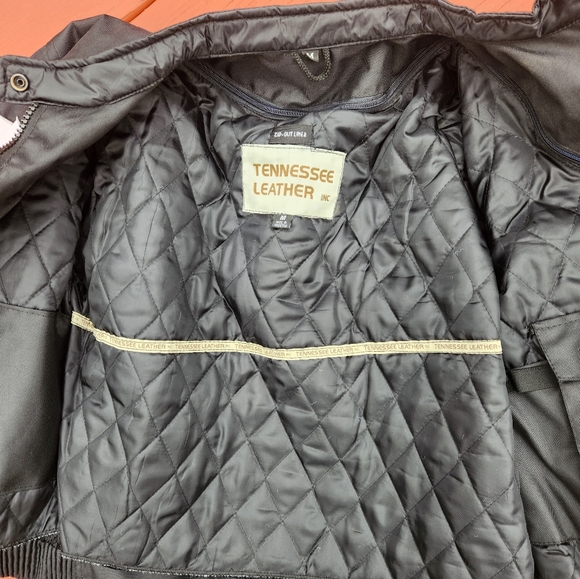 Tennessee Leather Inc Women’s Motorcycle Jacket Medium - Picture 4 of 16
